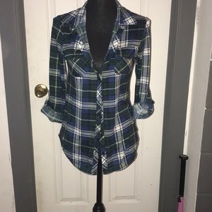 Plaid button up